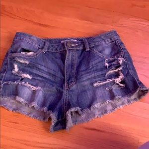 jean shorts